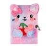 YankMooM Cat Secret Diary with Lock for Girls, Tie-Dye Kids