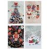 KOKO&LORA® Modern Christmas Cards Set with Envelopes - Festive Nutcracker