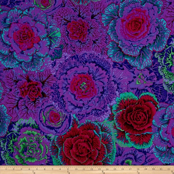 FreeSpirit Fabrics Kaffe Fassett Collective Brassica, Yard, Purple