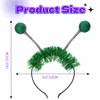 DRESBE Light Up Alien Headband LED Space Headbands Glow Antenna