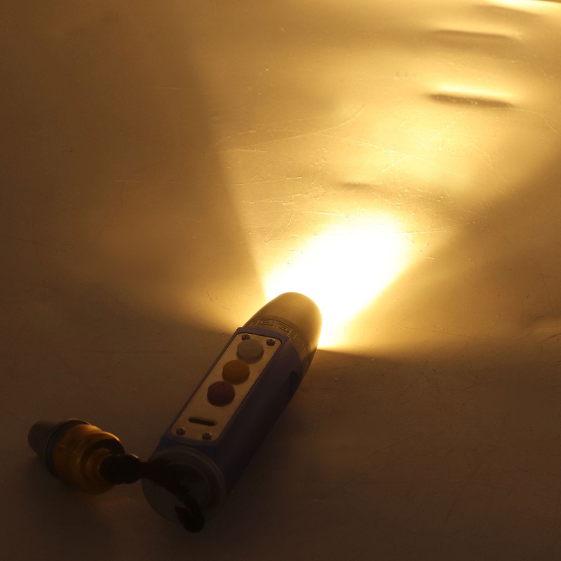 Adjustable Gem Identification Light Pocket 3LED Jewelry Appraisal Flashlight with