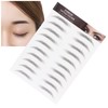 6D Eyebrow Tattoo Sticker, Eyebrow Shaping Stencils, Semi-Permanent, Hair-Like, Waterproof