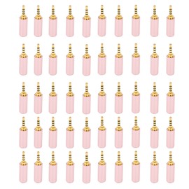 50Pcs 2.5mm Stereo Headphone Plug Jack 4 Pole Audio Cable Connector Repair Accessory