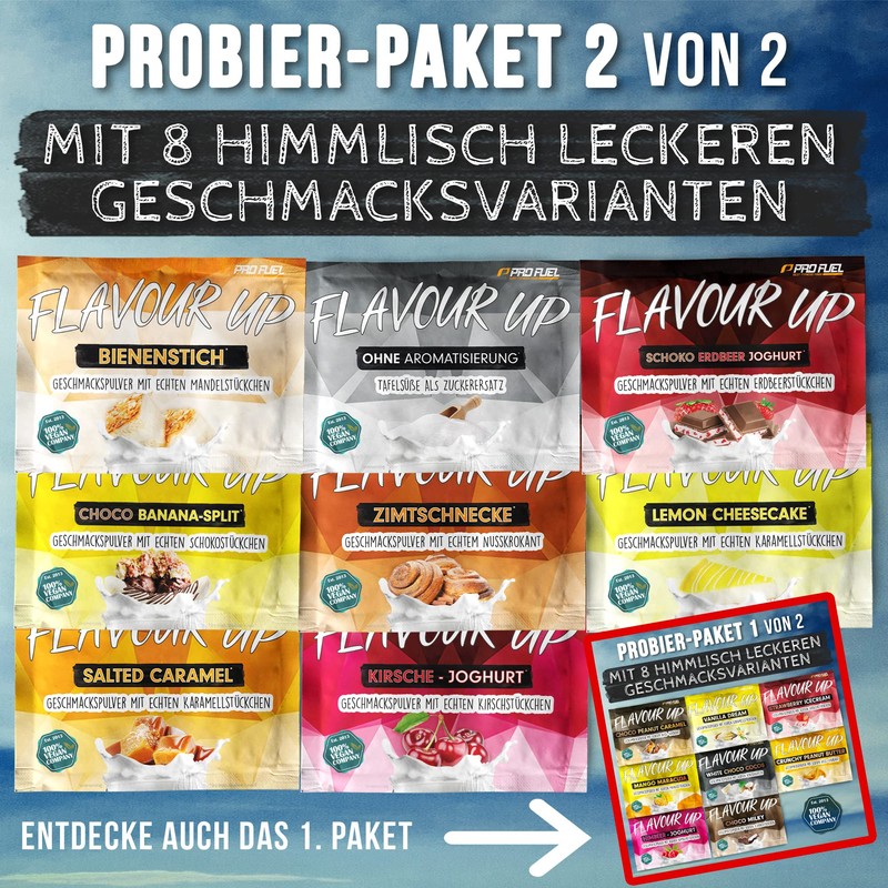 Flavour Up Flavour Powder Mix Pack #2 with 8 x