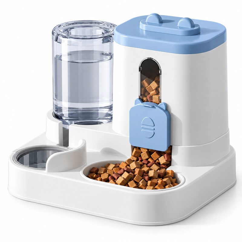 Automatic Cat Feeder and Water Dispenser for Daily Feeding –