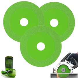 Glass cutting ice disc, 3 pieces diamond cutting disc, thin saw blade glass, ceramic cut for angle loop, tiles, marble glass, cutting blades, cutting processing