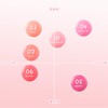 SWEET NIGHT Liquid Cheek Peach Pink Tone, Glossy and Moisturizing,