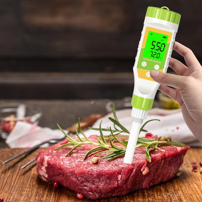 GISNPA Digital pH Meter for Food Hot sauce canned food