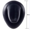 Black Soft Silicone Human Ear Mouth Eye Tongue Navel Model