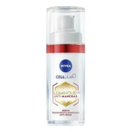 Nivea Luminous630 Sérum Facial Anti-Manchas y Anti-Edad con Ácido Hialurónico y Colágeno, 30 ml