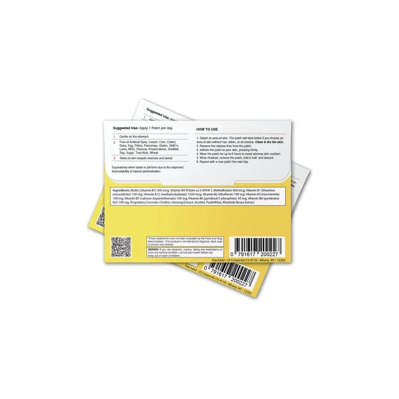 Parches Vitamina B12 Plus Biotina Patch Aid 30u