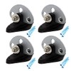 4 pcs pinlock insulators with 3 Point Gate Connector, Electric Fence Gate End