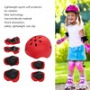 7pcs/set Children Safety Helmet Knee Elbow Pad Sets Breathable Riding
