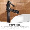 BWE Bathroom Sink Faucet Waterfall Vessel Sink Faucet Singe Hole