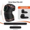 FlareMore Cordless Heated Knee Massager with Vibration, Heated Knee Brace