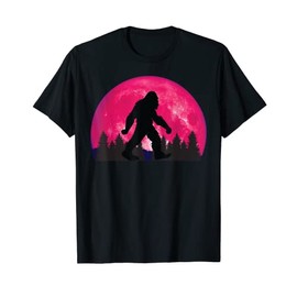 Strawberry Moon Funny Bigfoot Selenography Lovers T-Shirt