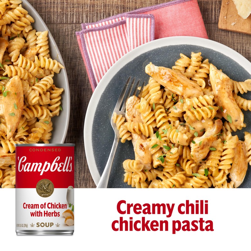 Campbell's Condensed Cream of Chicken Soup With Herbs, 10.5 oz