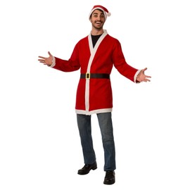 Rubie's Men's Clausplay Santa Jacket With Belt and Hat Adult Sized Costumes, As Shown, X-Large US
