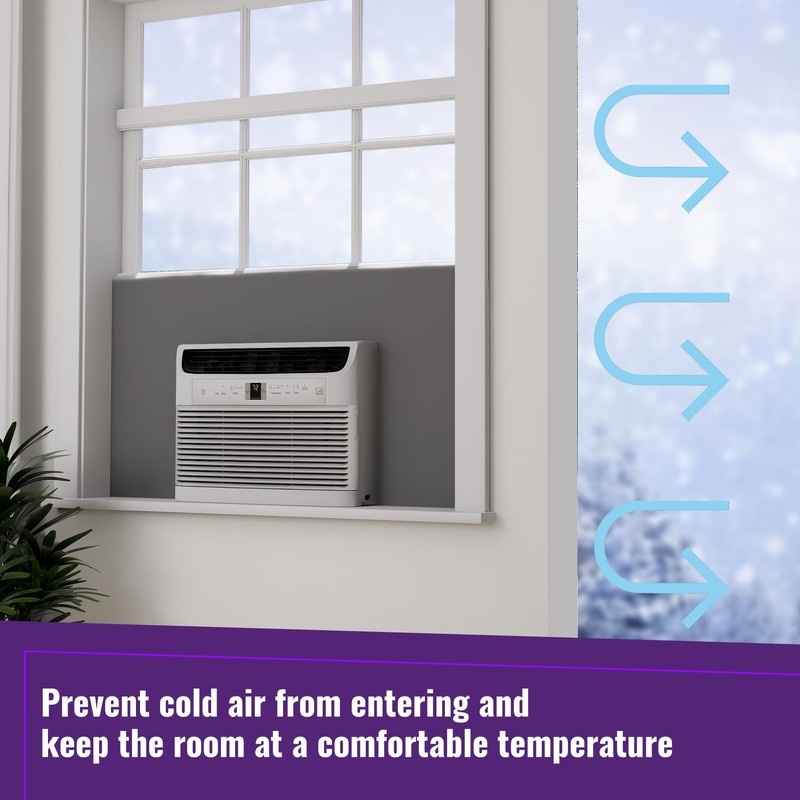 Mxclimate Full Surround Window AC Insulation Foam Side Panels for