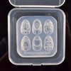 Nail Molds for Charms Halloween Skull Cross Designs Carving Template