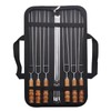 Barbecue Skewers 201 Stainless Steel U Shaped Reusable BBQ Fork