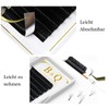 B&Q 1 Tray Self-Fanning Eyelashes, D-0.10-9 mm, Easy Fan Lashes