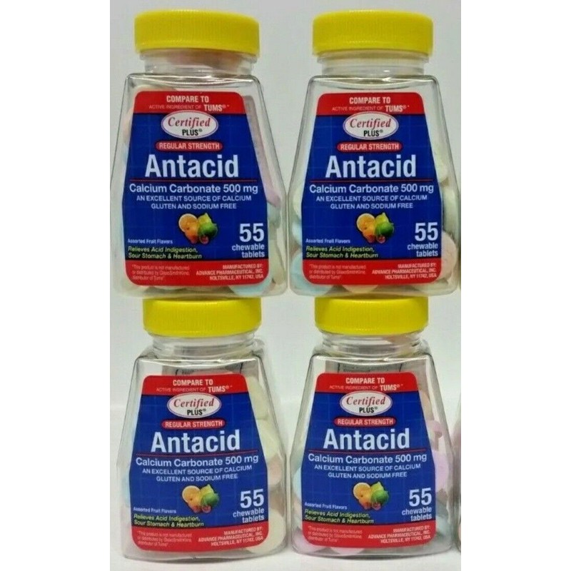 c.plus ( Lot 6 ) Bottles Chewable Antacid w/ Calcium,