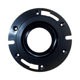 Lesso RV Toilet Flange | 4x3 | ABS Plastic | Toilet-to-Floor Mount | (Flange Only)