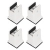 4pcs Adjustable Furniture Risers with Screw Clamp Rubber Bed Couch