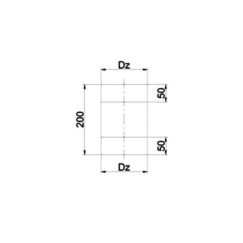 Proper Tools Stainless Steel Male Connector - Ø 110 mm
