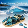 SCENTORINI Ocean Dried Flower Potpourri 240g Blue Petals Essential Oil