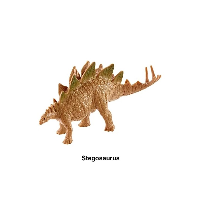 Mattel Mini Jurassic World Stegosaurus Dinosaur Figure ~ Wave 10