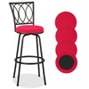 Deisy Dee 4PCS Round Bar Stool Seat Covers Stretch Round