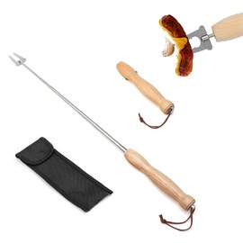 Marshmallow Roasting Sticks, 32 Inch Long Stainless Steel Smores Sticks Extendable Marshmallow Sticks Barbecue Forks for Fire Pit Campfire BBQ