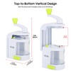 Spiralizer Vegetable Slicer (4-in-1 Rotating Blades) Heavy Duty Veggie Spiralizer