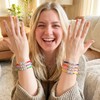 BHronony FDT Bead Friendship Bracelets - 12pcs Colorful Jewelry for