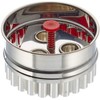 Städter 966339 Large Linzer Cookie Cutter with Ejector, 3 Holes,
