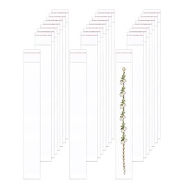 Long Cello Bags 1'' x 8'' 100pcs Self Adhesive Plastic Bags Clear Cellophane Bags 1mil for Candy Gifts Favors Pen Jewelery Samples Beads