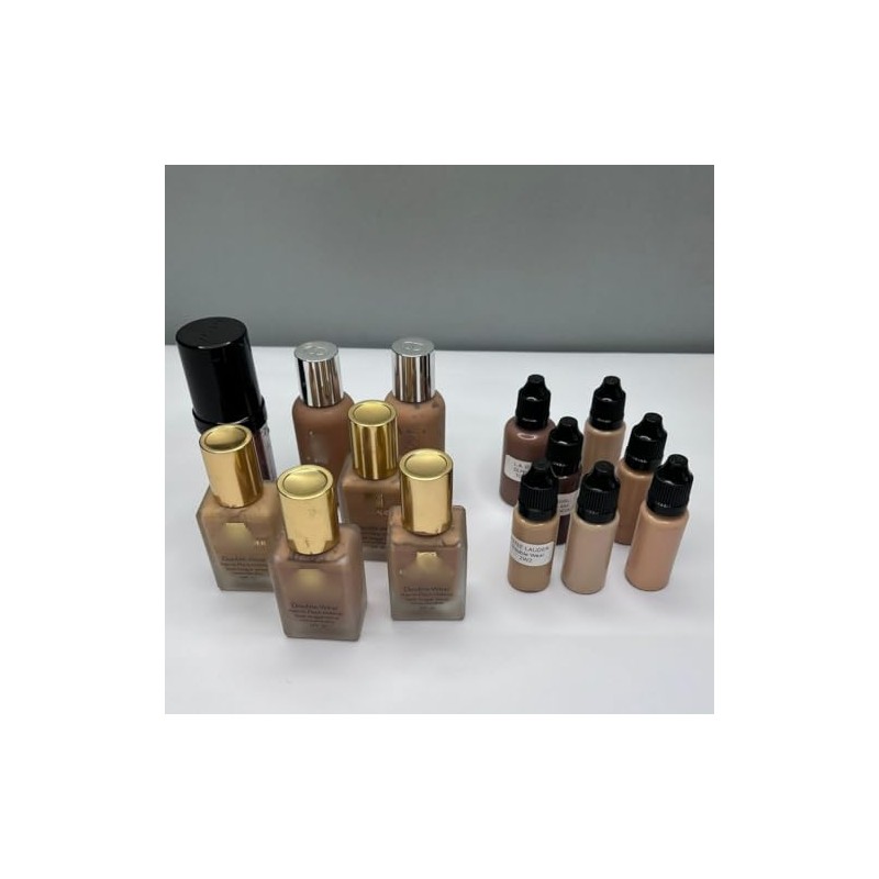 Set Botellas Exprimibles Chupón Tapa Maquillistas Profesionales Polvos Sueltos Bases