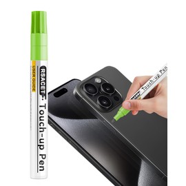 Black Titanium SP96 Touch Up Paint Pen for iPhone 16 Pro/16 Pro Max - Exact Color Match for Frame Scratches, Quick-Dry Scratch Repair Kit with Replacement Tip, Easy Brush-On Application