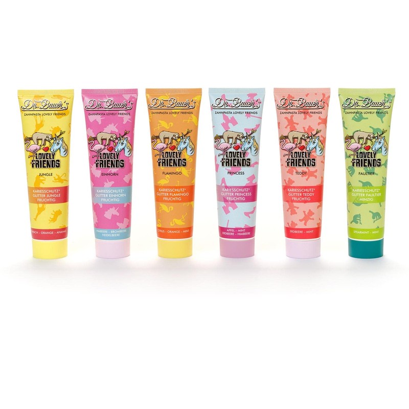 Dr. Bauer's Lovely Friends Unicorn Toothpaste 90 ml Tube