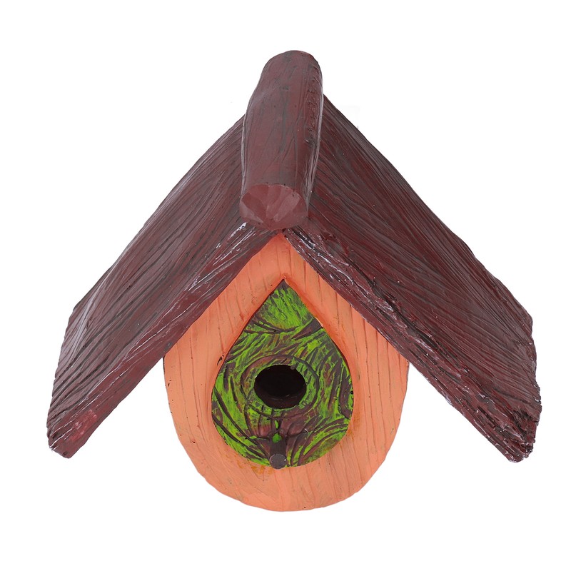 Bird House Garden Tree Decoration Hummingbird Synthetic Resin House Craft