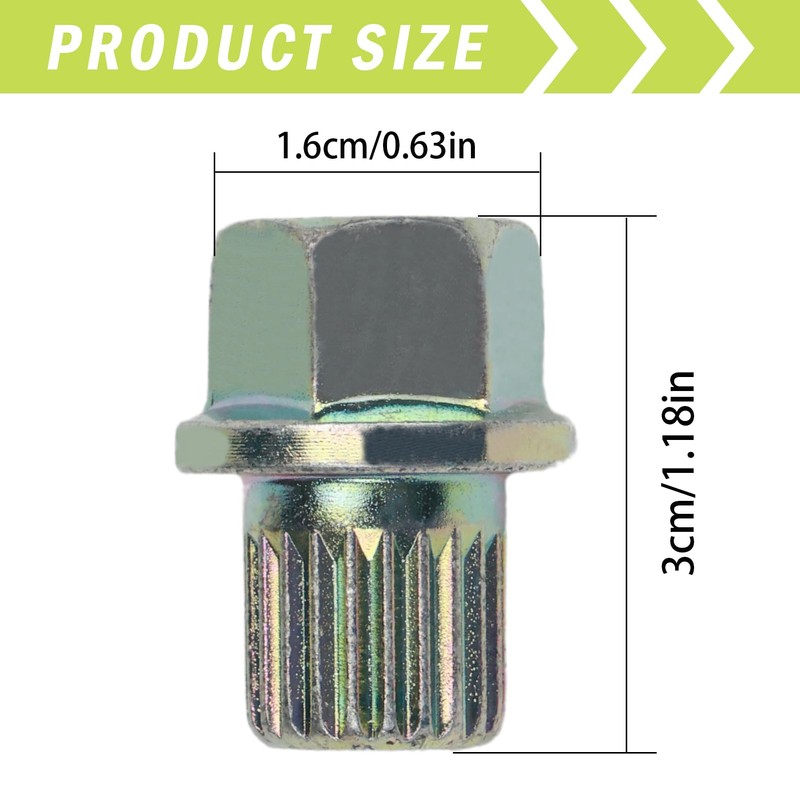 ZEALfix 10PCS Locking Wheel Nut Removal Tool Lug Nut Key