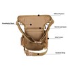Drop Leg Bag Waterproof Thigh Waist Packs Pouch for Traveling