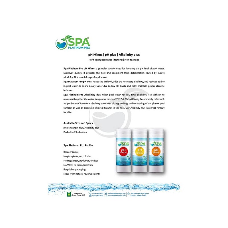 Spa Platinum Pro pH Down for Pools and Hot Tubs