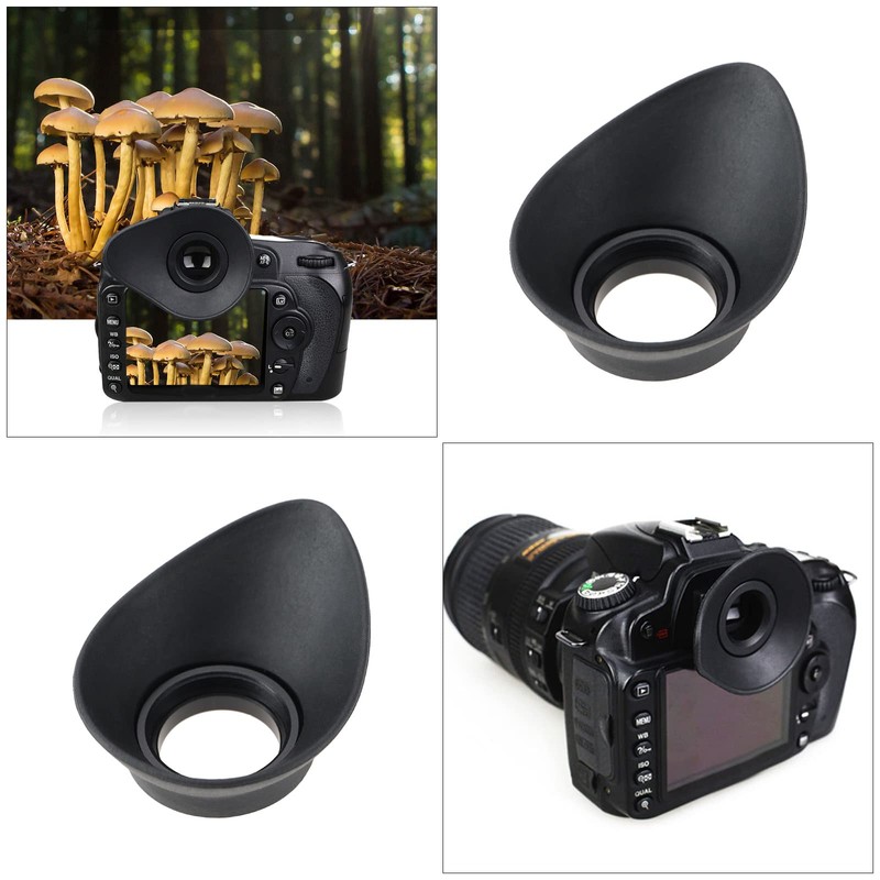 VGOL 2Pcs Oval Shape Eyepieces Replacement Compatible with D850 D810A