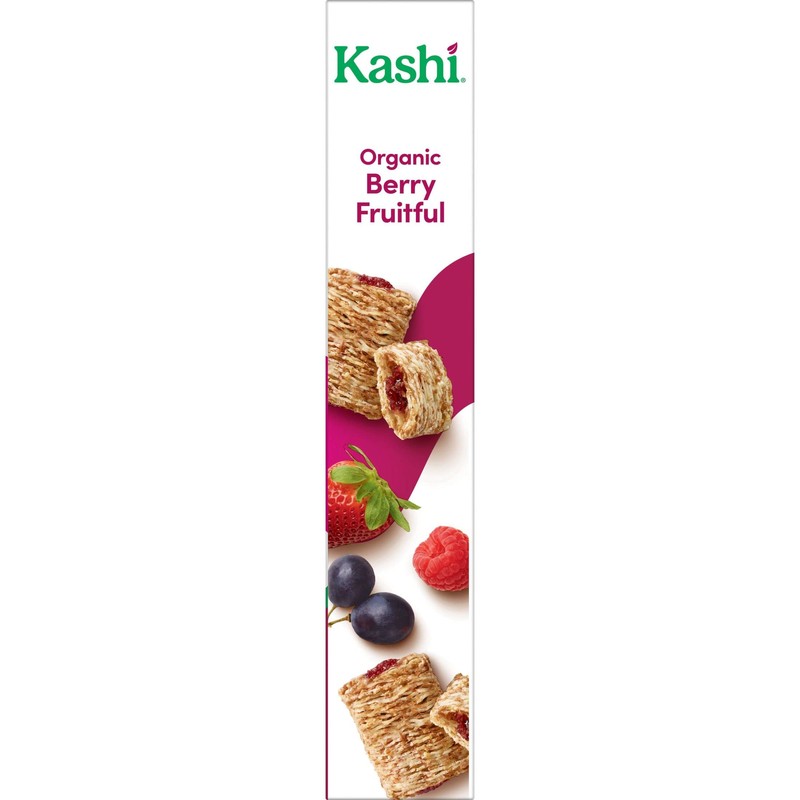Kashi Breakfast Cereal, Vegan Protein, Organic Fiber Cereal, Berry Fruitful,