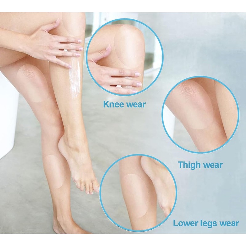 Natiform Inner Thigh Friction Pads, 20 Pieces, Anti-Chafing Thigh Patches,