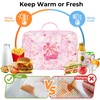 Clastyle Pink Insulated Kids Lunch Bag Large Thermal Cooler Bag
