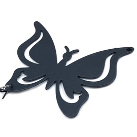 ANCLLO Iron Butterfly and Metal Combined Into a Wind Chime, Garden Home Yard Hanging Decor, Elegant Chime for Garden Patio Balcony and Home Matte, Yard, Patio and Home Decoration